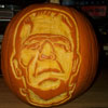 Boris Karloff Frankenstein Pumpkin