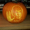 Spock Salute Pumpkin