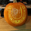 Horseshoe Carve Pumpkin