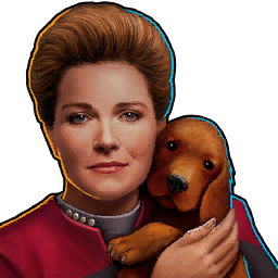 Puppy-Placated Janeway