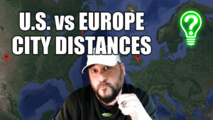 U.S. vs Europe – City Distances – Learn Stuff
