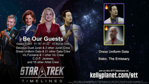 STT Galaxy Event BE OUR GUESTS and New Crew