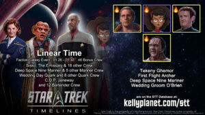 STT Faction/Galaxy Event LINEAR TIME and New Crew