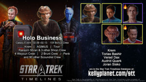 STT Galaxy Event HOLO BUSINESS and New Crew