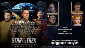 STT Skirmish Event TO BOLDLY GO & New Crew