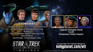 STT Voyage/Galaxy Event STOWAWAY & New Crew