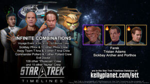 STT Voyage Event INFINITE COMBINATIONS & New Crew
