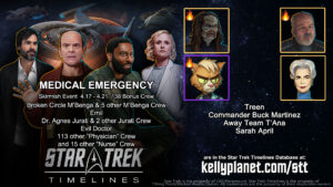 STT Skirmish Event MEDICAL EMERGENCY & New Crew