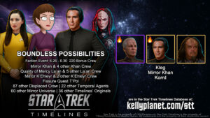 STT Faction Event BOUNDLESS POSSIBILITIES & New Crew