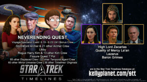 STT Voyage/Specialist Event NEVERENDING QUEST & New Crew