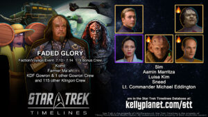 STT Faction/Voyage Event FADED GLORY & New Crew