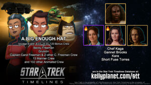 STT Voyage Event A BIG ENOUGH HAT & New Crew