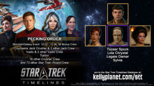 STT Skirmish/Galaxy Event PECKING ORDER & New Crew