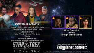 STT Voyage Event DESTINY’S CALLING & New Crew