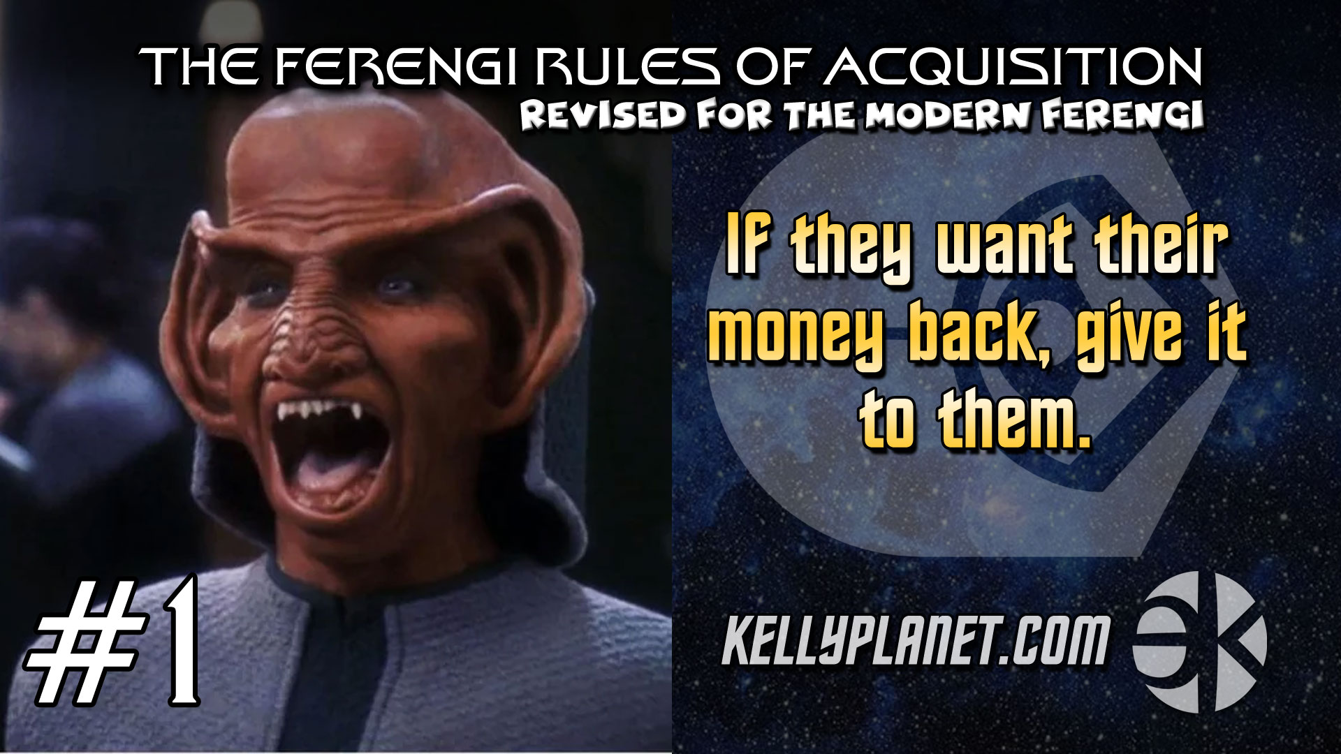 The Ferengi Rules of Acquisition #1 (revised)