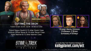 STT Faction Event CUTTING THE DECK & New Crew