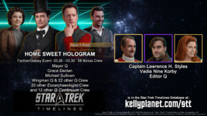 STT Faction/Galaxy Event HOME SWEET HOLOGRAM & New Crew
