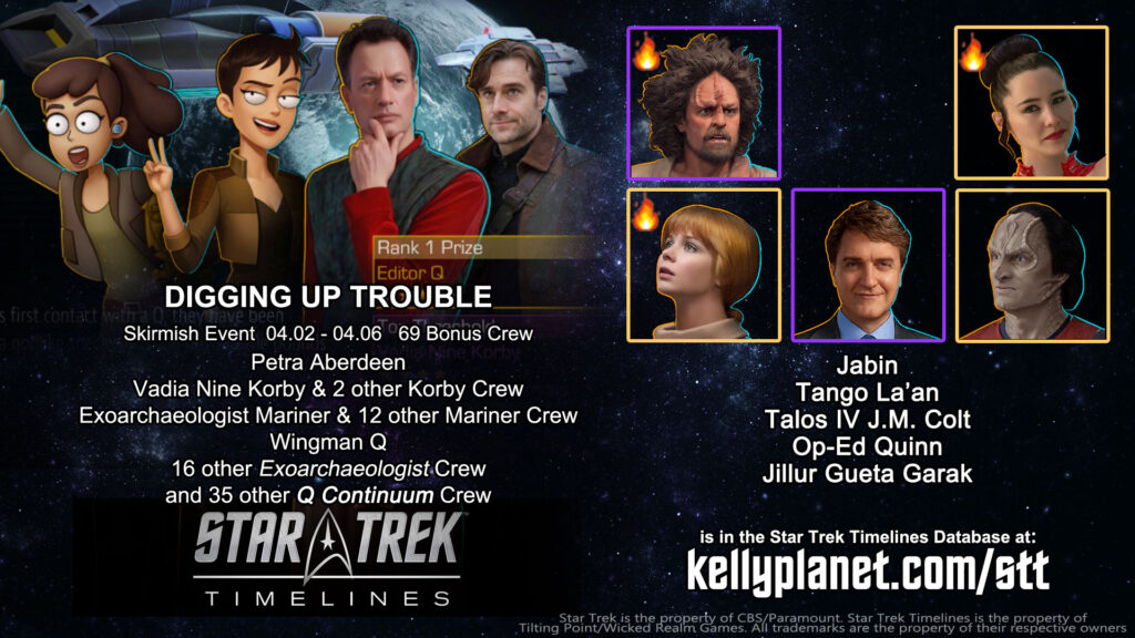 STT Skirmish Event DIGGING UP TROUBLE & New Crew