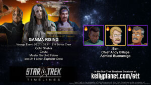 STT Voyage Event GAMMA RISING & New Crew