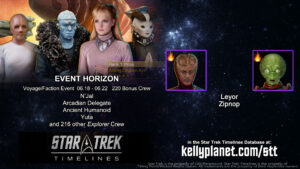 STT Voyage/Faction Event EVENT HORIZON & New Crew