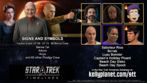 STT Faction Event SIGNS AND SYMBOLS & New Crew
