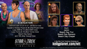 STT Skirmish Event STAYCATION & New Crew