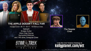 STT Voyage Event THE APPLE DOESN’T FALL FAR & New Crew