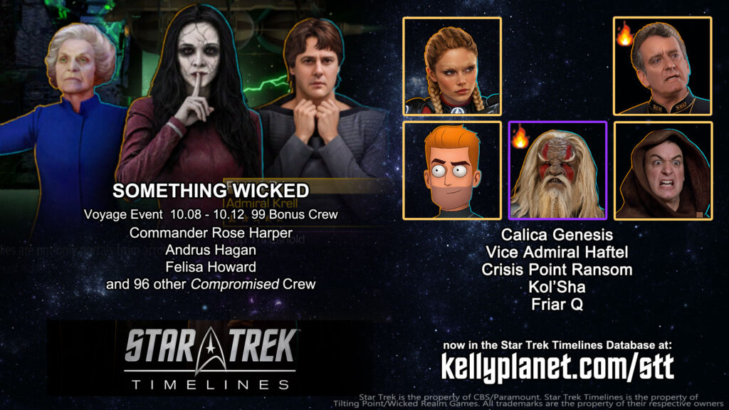 STT Voyage Event SOMETHING WICKED & New Crew